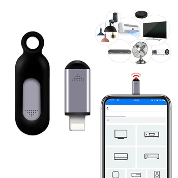 스마트폰 적외선 송신기, 범용 미니 리모컨 교체, iOS C타입 마이크로 USB 커넥터, TV 카메라 선풍기