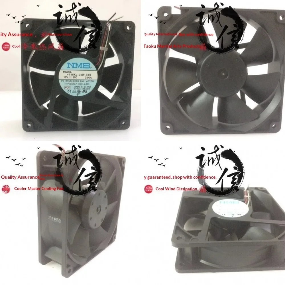 

For NMB 4715KL-04W-B49 12038 DC12V 0.90A 12CM 3-Wire Inverter Cooling Fan