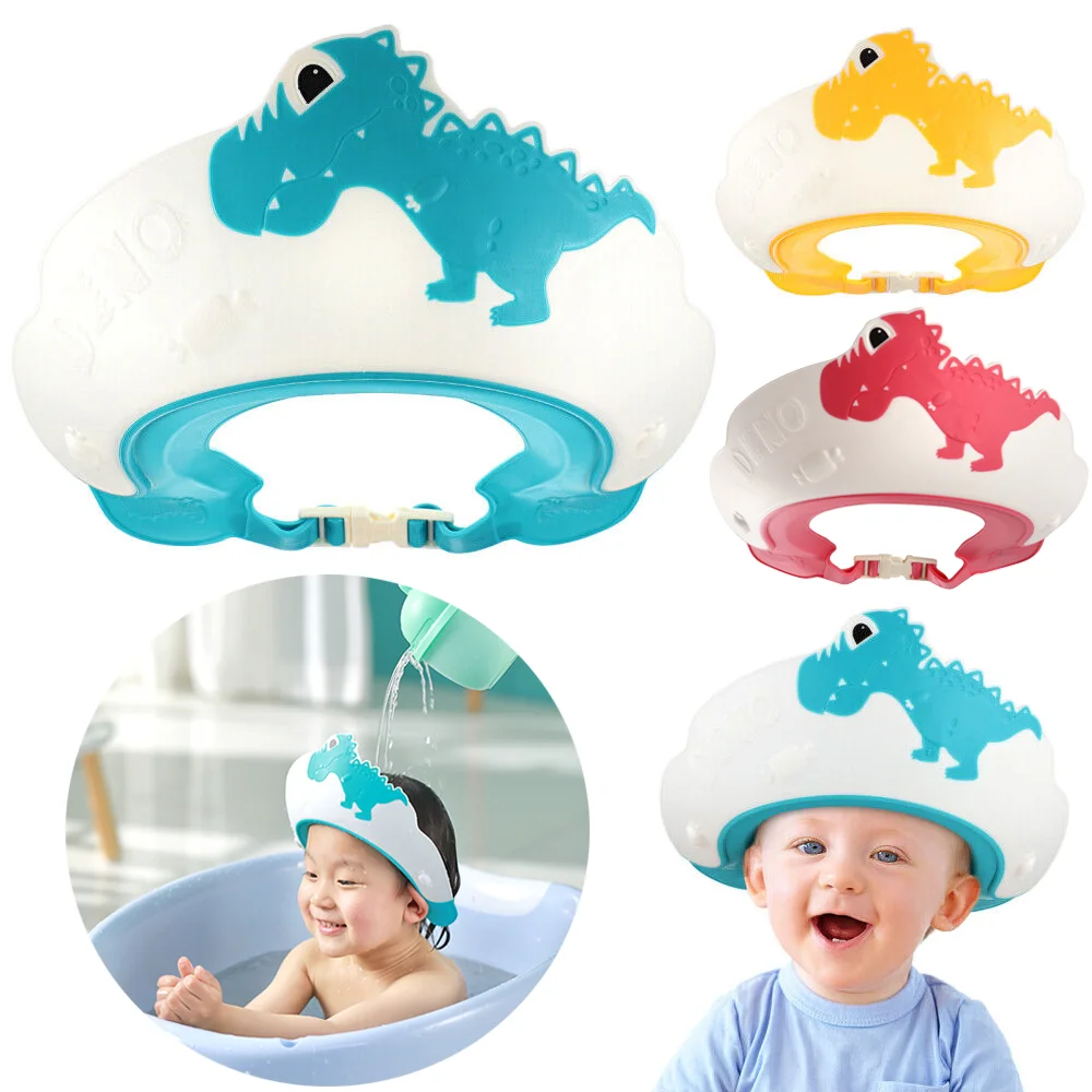 Shower Cap Baby Hair Washing Shield Shampoo Cap Toddler Shower Hat Visor Hair Washing Shield Hair Washing Guard Child Hair Care