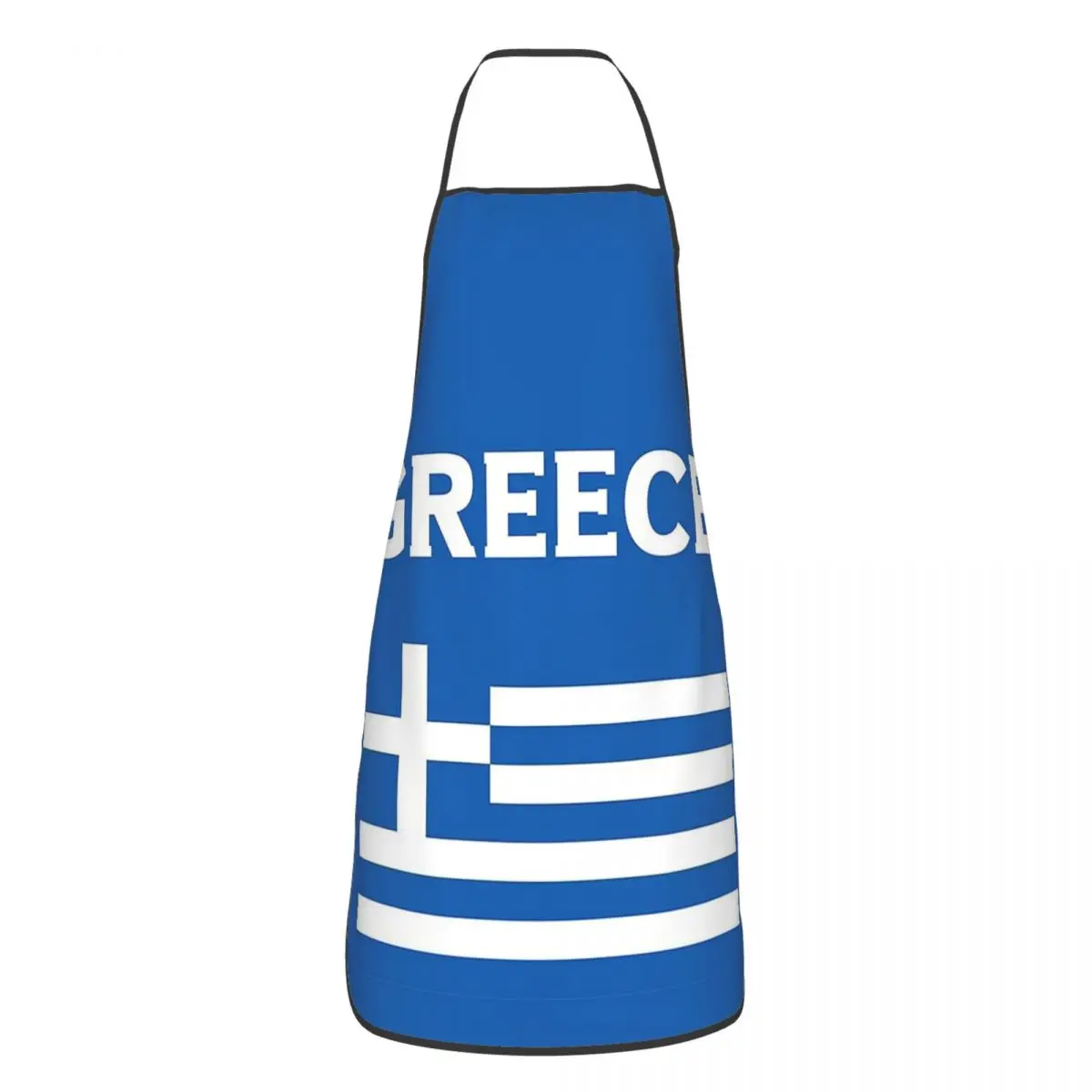 Greece Greek Flag Apron Waterproof Household Kitchen Chef Cleaning Tablier Cooking Cuisine Bib for Women Men Unisex Gardening