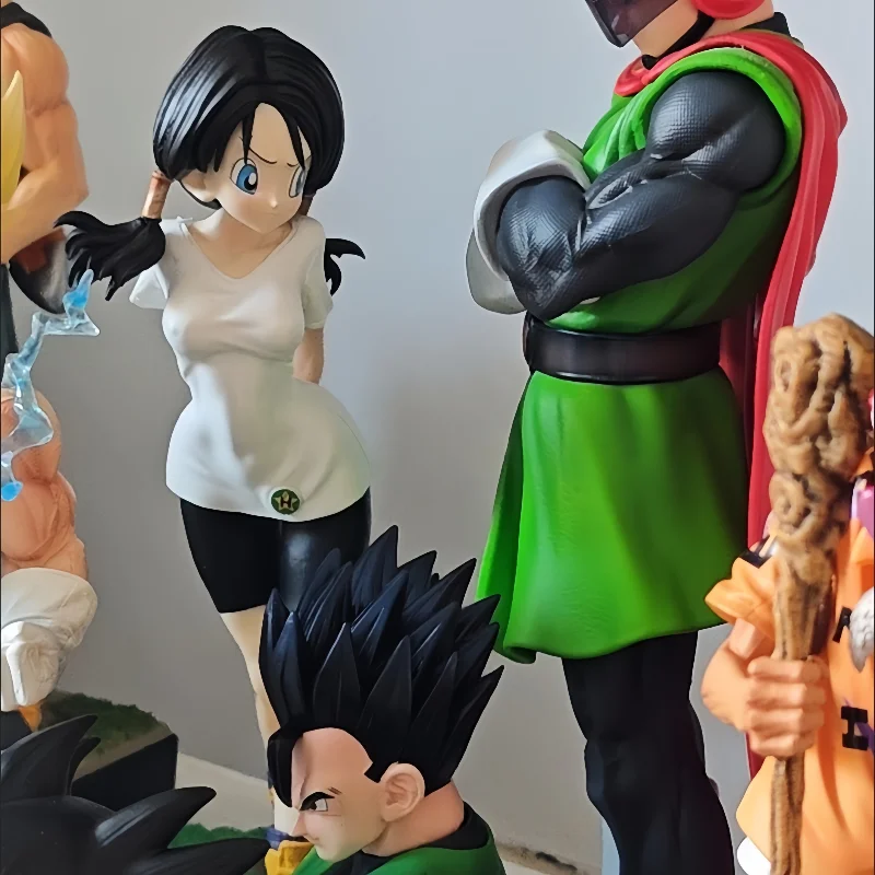En Stock Dragon Ball Z Videl figura Glitter & Glamours 25cm 9,8 pulgadas figura de acción de Pvc juguetes de modelos coleccionables para niños regalos