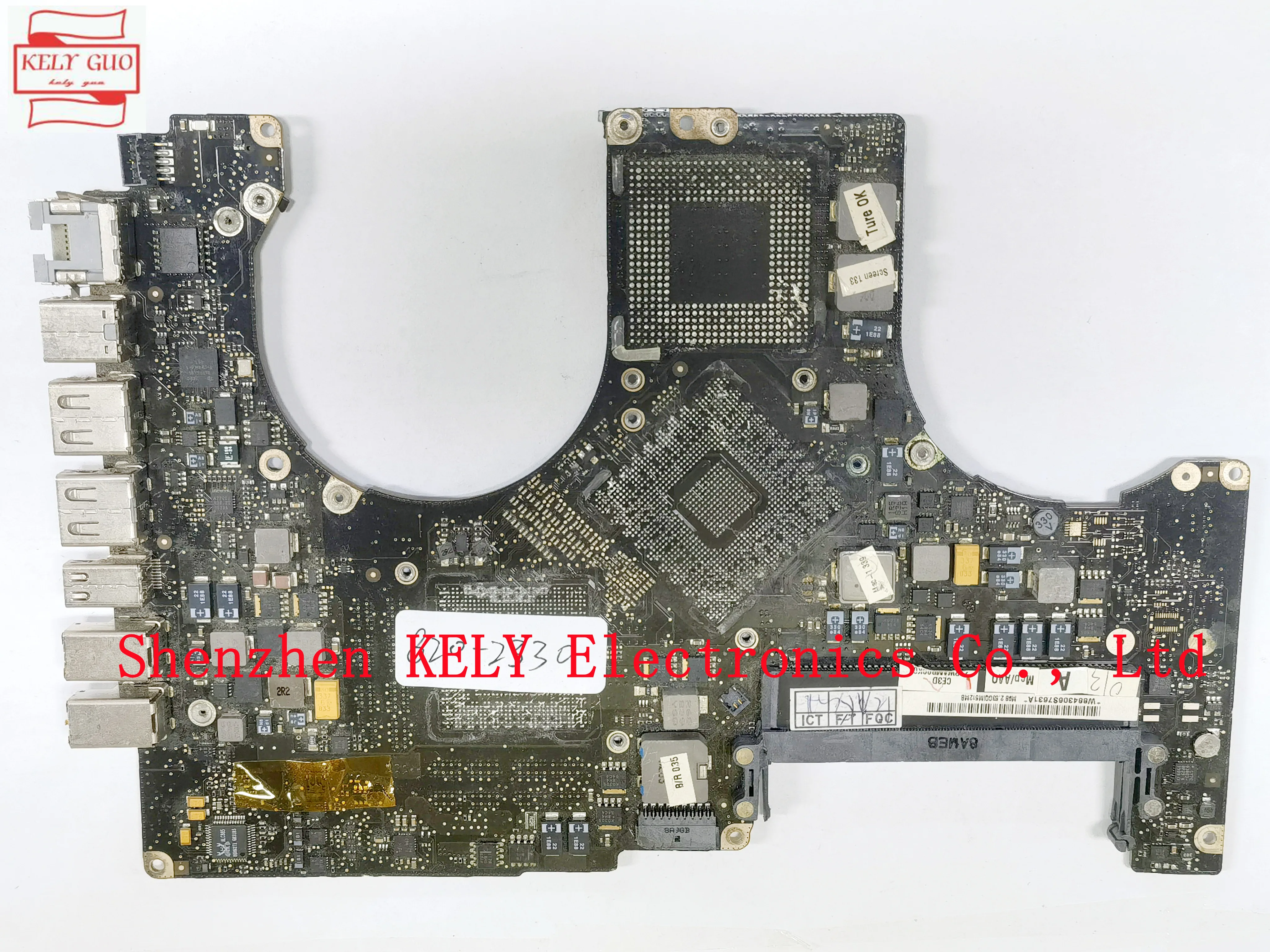 Faulty logic motherboard  820-2330 820-2330-A for Macbook pro15'' A1286 2008years repair