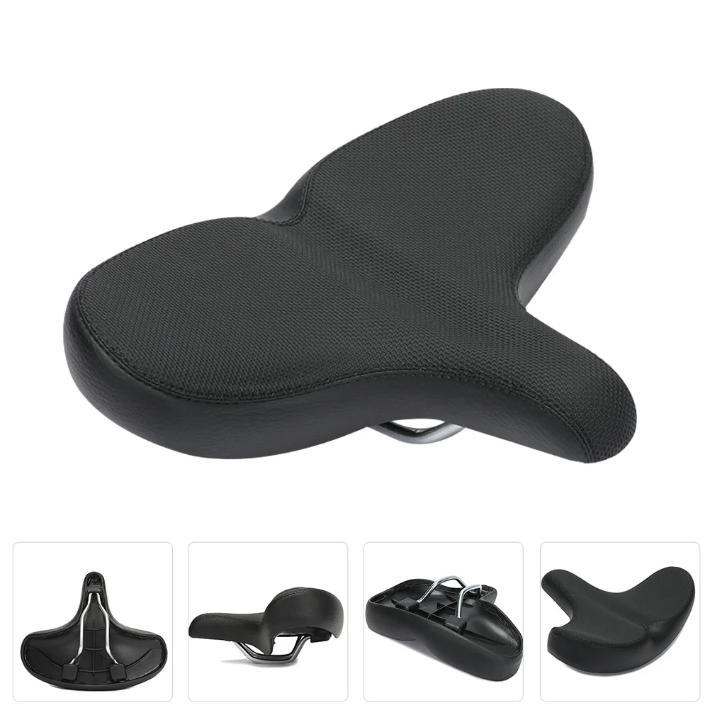 Wysokiej jakości siodełko rowerowe, poszerzone, amortyzujące, wytrzymałe, stylowe, przystojne, wodoodporne, łatwe w czyszczeniu, niezbędne akcesorium na rower szosowy.