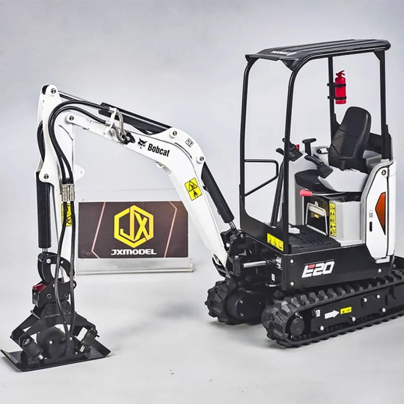 NEW JX-E20 Upgrade Accessories-JXmodel Micro Excavator Quick Release Electric Grip Ditch Cleaning Bucket Rammer