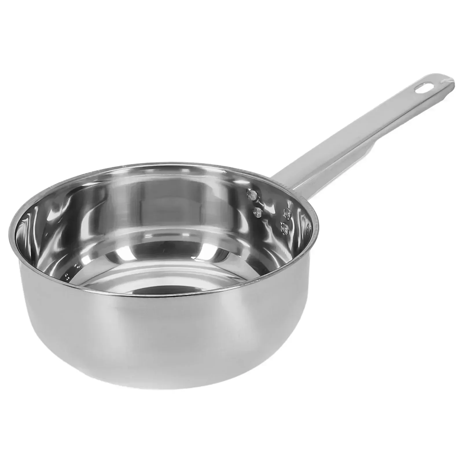 Stainless Steel Uncoated Nonstick Saucepan Household Milk Cooking Pot Frying Pan Induction Cooker Gas Stove Kitchen Utensils