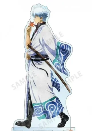 Anime Sakata Gintoki Katsura Kotarou Hijikata Toshirou Figure Doll Acrylic Stand Model Plate Cosplay Toy for Gift