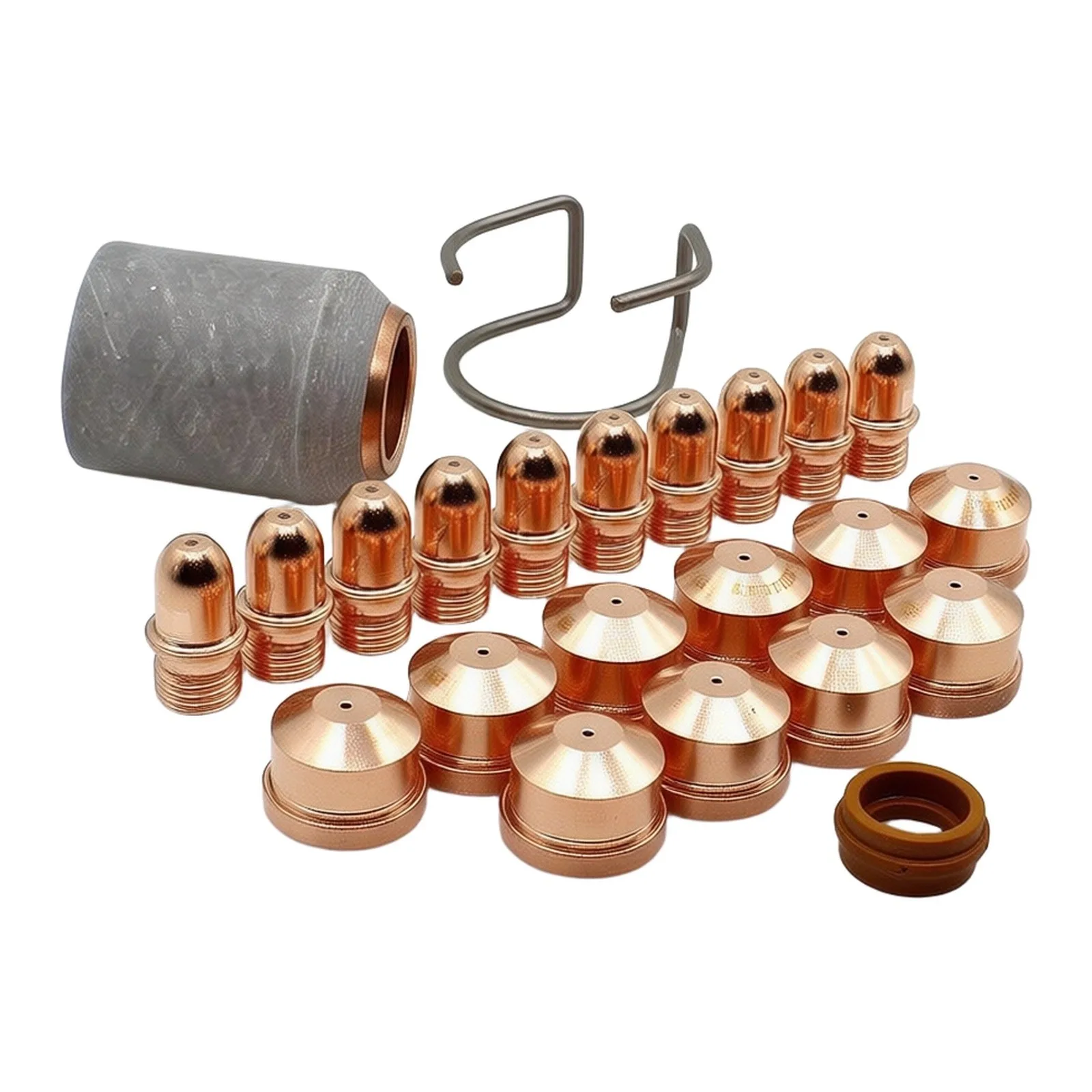 23pcs for plasma for torch Electrode PR0101 Nozzle PD0101 and Additional Consumables PC0109 Gas Ring Spring Guide for A101 for