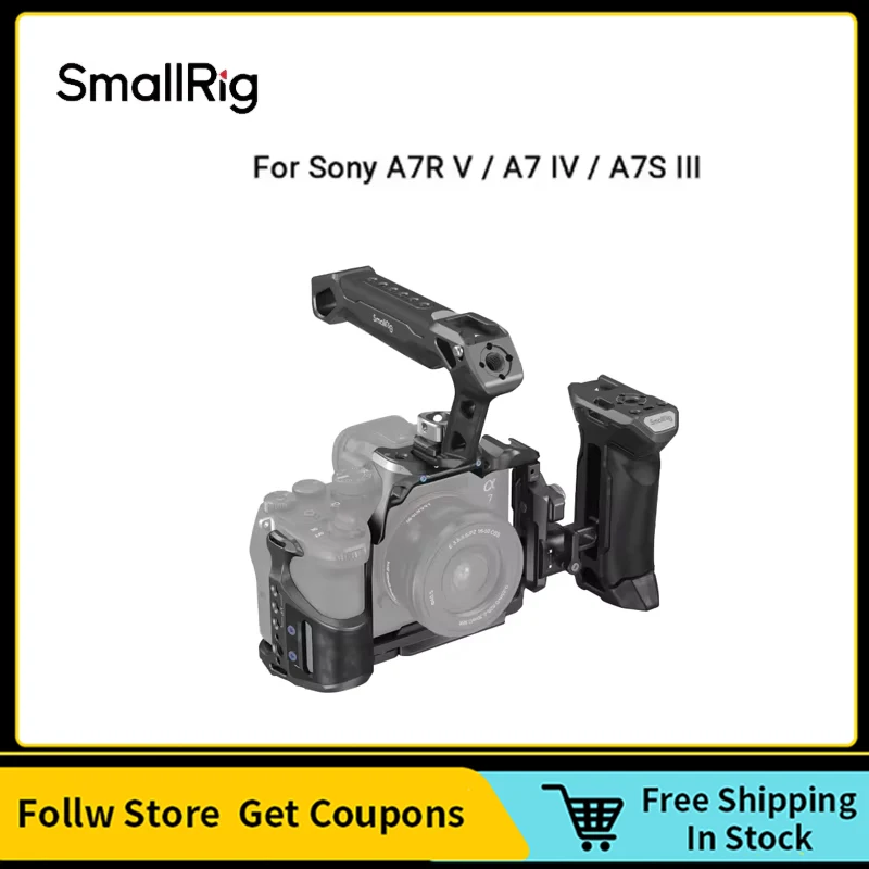 Smallrig-カーボンファイバーケージキット,高度な超軽量サイ,Sony Alpha 7r v,Alpha 7 iv,Alpha 7s iii 3710