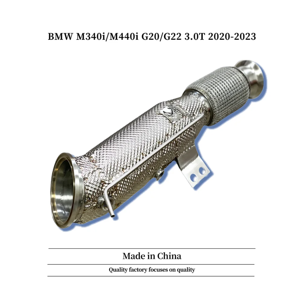 

BMW M340i/M440i G20/G22 3.0T 2020-2023 Insulated Straight Through Three Element High Flow Downpipe Exhaust System