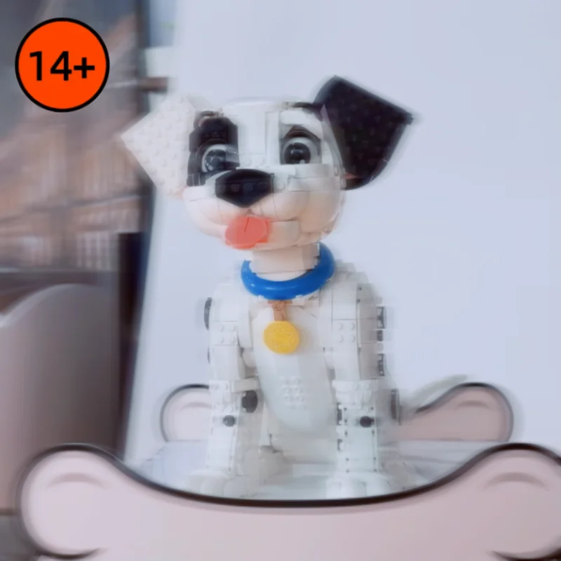 1722 Uds. Conjuntos de bloques de construcción de cachorros dálmatas de Disney modelo de MOC-43269 adorno para decoración del hogar regalos de cumpleaños y Navidad juguetes para niños