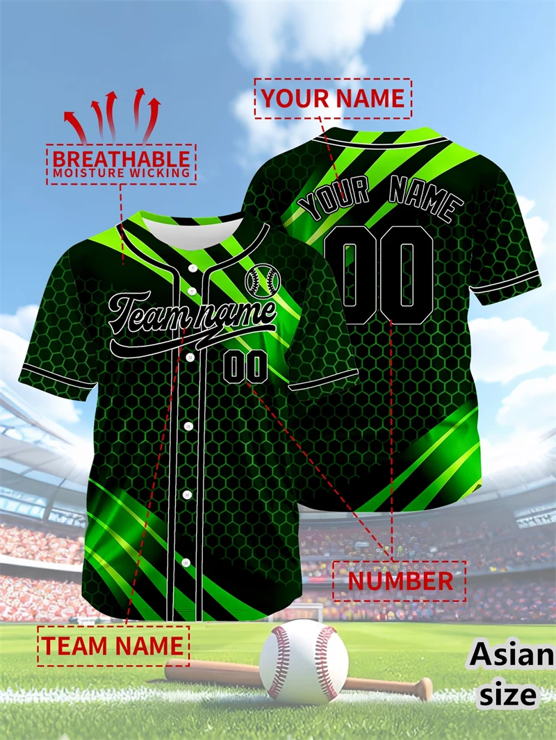 

Custom Baseball Jersey For Men Personalized Baseball Uniform With Printed Team Name Number Baseball Shirt Fans Gift Sport Wear