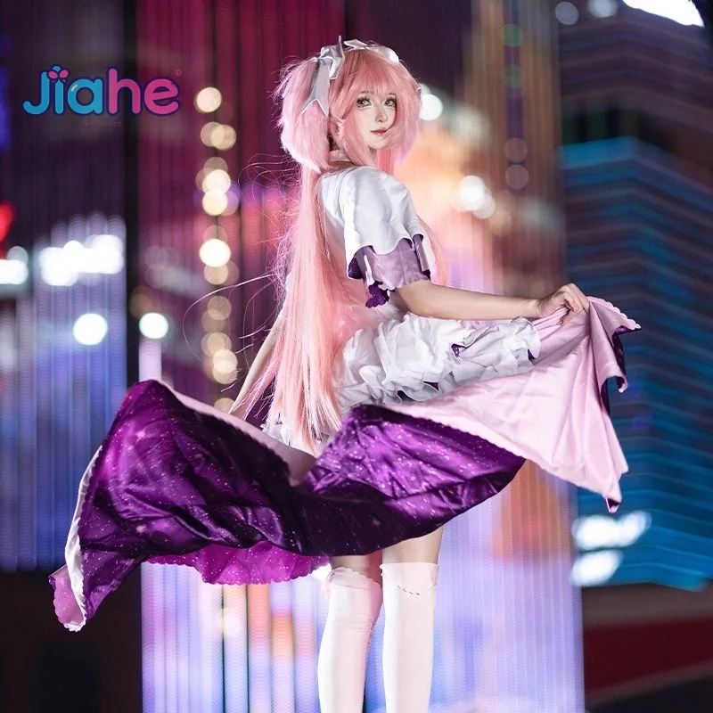 

Аниме Kaname Madoka Puella Magi Madoka Magica карнавальный костюм на Хэллоуин Милое платье Лолиты Головные уборы Носки Реквизит Женская униформа