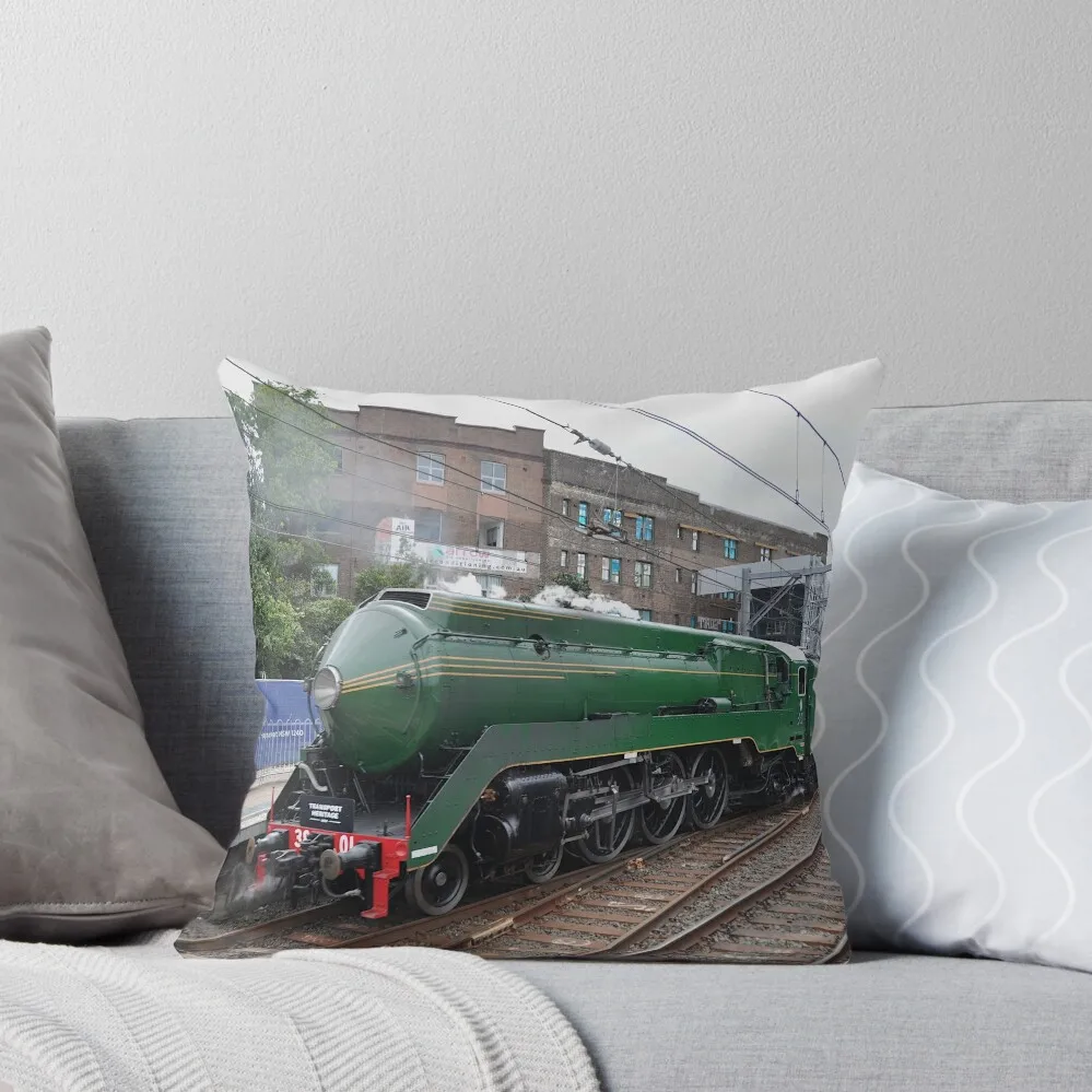 Steam Heritage Expo - engine 3801 20221001 Throw Pillow Sofa Decorative Covers Sofa Cushions pillow