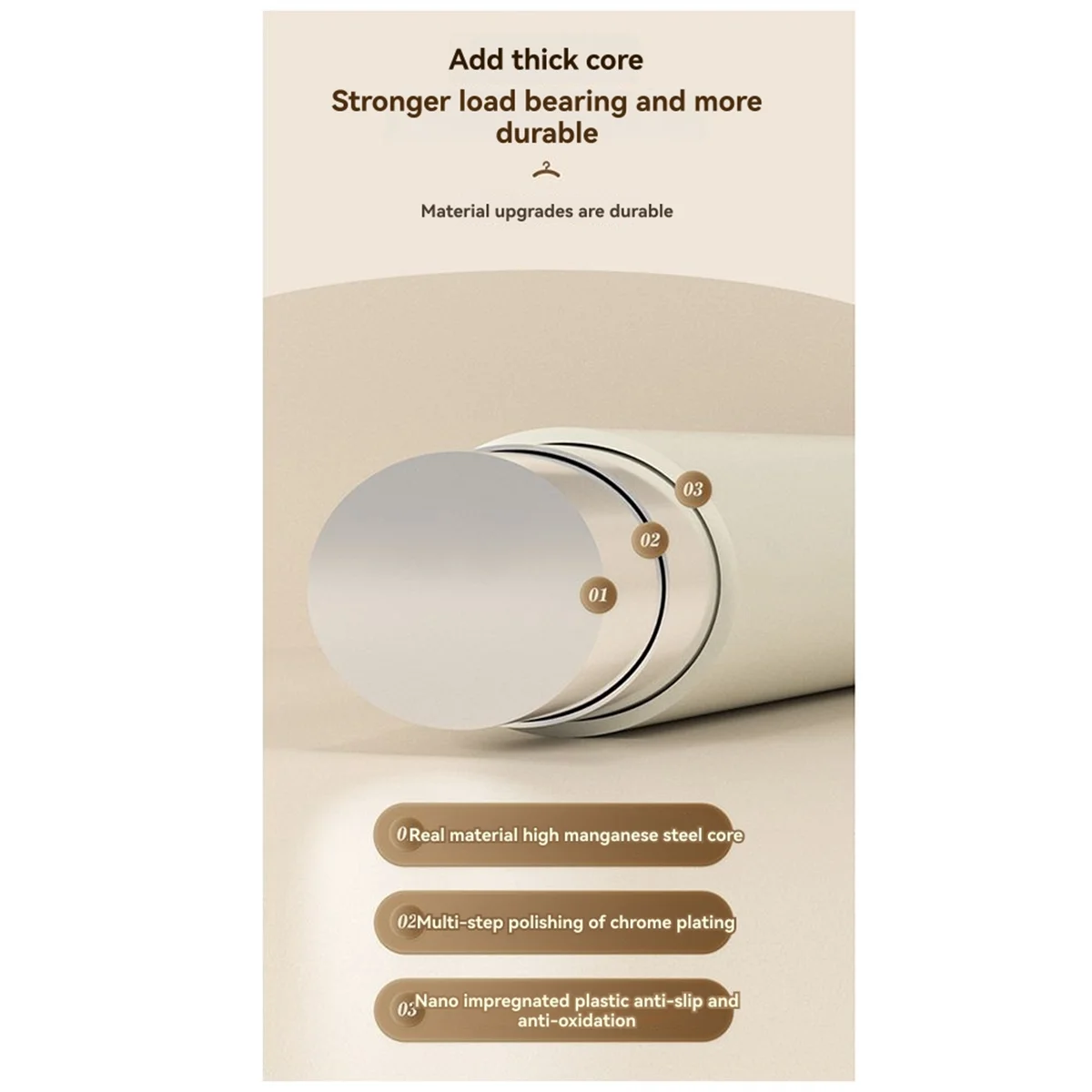 New Simple Clothes Hanger Anti-Slip Dorm Home Use Clothes Hook Prevent Clothes From Deforming Clothes Storage