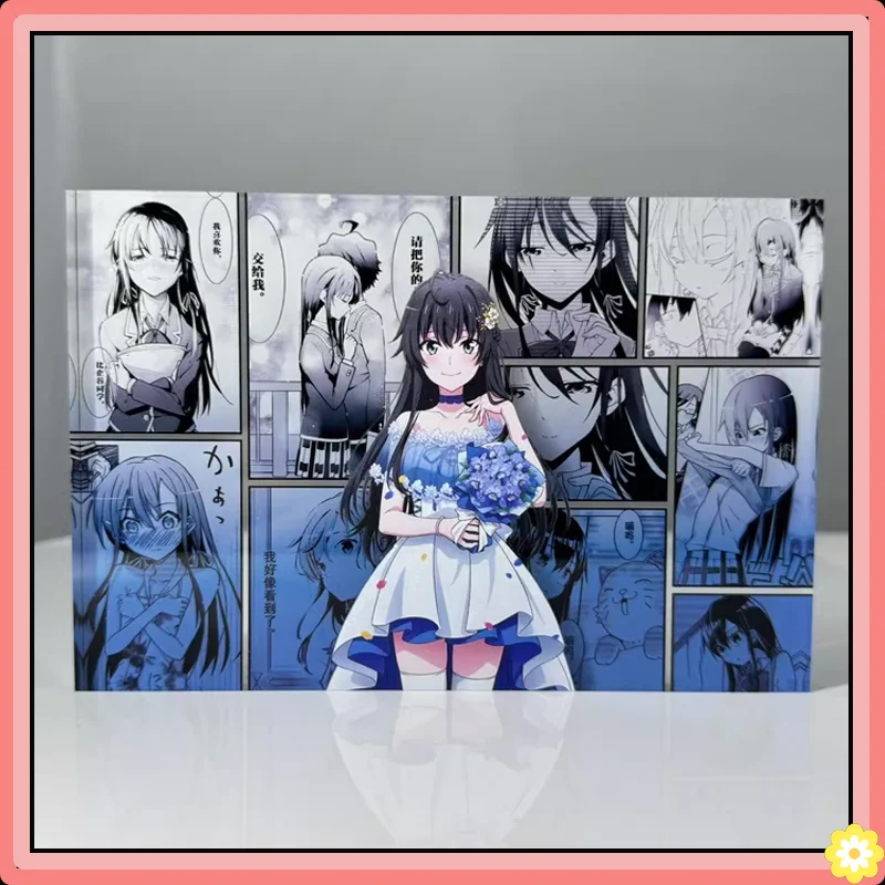 

“My Teen Romantic Comedy SNAFU” Yukinoshita Yukin Acrylic Stand Peripheral Customized High Transparency Acrylic Bricks 10*15cm