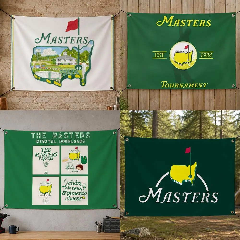 Sports Global Famous Classic Elite M-Masters Tournament Flags Flag Banner for Bedroom Dorm Party Home Living Room Game Room Gift