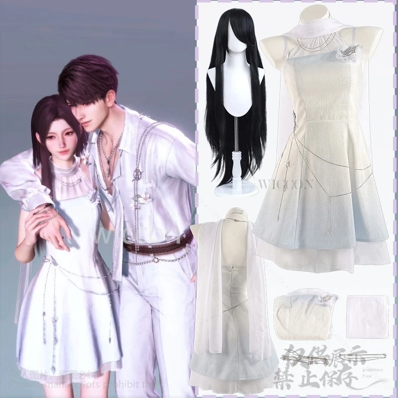 

Anime Game Love And Deepspace Cosplay Heroine Adventure Above Clouds Costume Fairycore Flowy A Dress Elegant Lolita Customized
