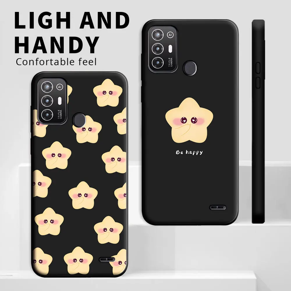 For ZTE BladeA52 A52 Lite ZTE A53 Pro Case Shockproof Silicone Soft TPU Phone Case For ZTE Blade A53 Back Cover Fashion Cartoon