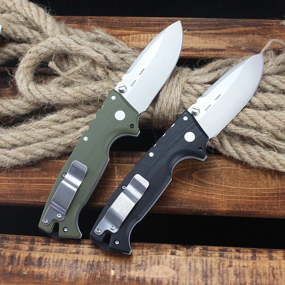 

AD10 уличный складной нож S35VN стальной мульти-военный тактический карманный нож EDC портативный охотничий боевой нож для выживания инструмент