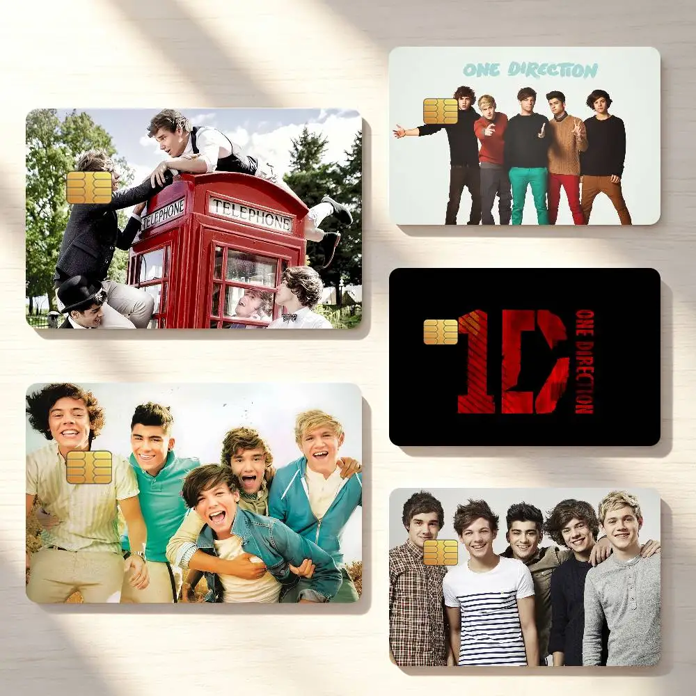 Rock O-One D-Direction Music Credit Card Skin Stickers For Bank Bus Metro Cards Waterproof Anti-Scratch Gift 4PCS