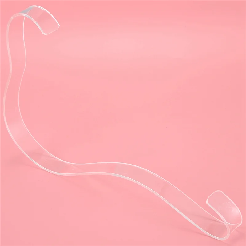 

AT33 60Pcs Fashion Clear Elastic Plastic Women's Sandals Show Holder Shoe Display Stand Rack