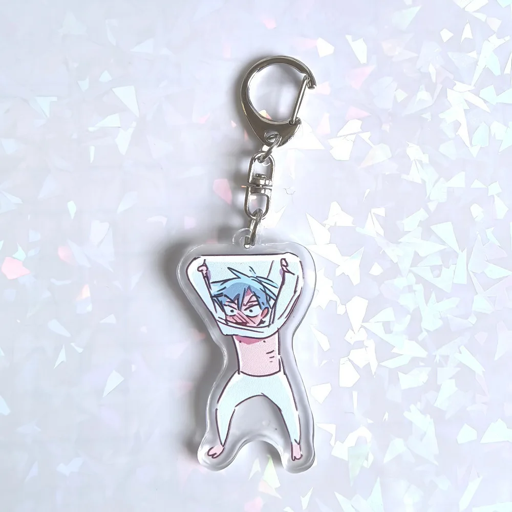 شفافة الغريبة المرحلة Chibis المفاتيح لوكا إيفان حتى ميزي هيونا سوا حلقة رئيسية لعبة اكسسوارات ظهره قلادة مجوهرات هدية