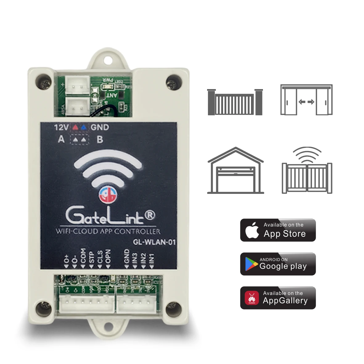WIFI Access Control System GateLink Smart Community Access - Centralized Management & Ad Services