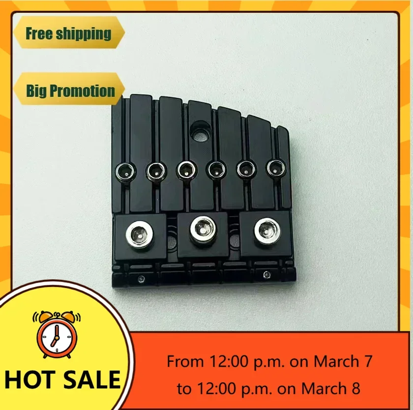 

HX---brand new-6 Strings Saddle Headless Guitar Bridge With Nut Plate for Headless Guitar Parts