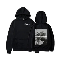 2024 2PAC Hoodie Rapper TUPAC Printed Fashion Street Men's and Women's Sweatshirts Hoodies Harajuku Hip-hop Pullovers Sportswear