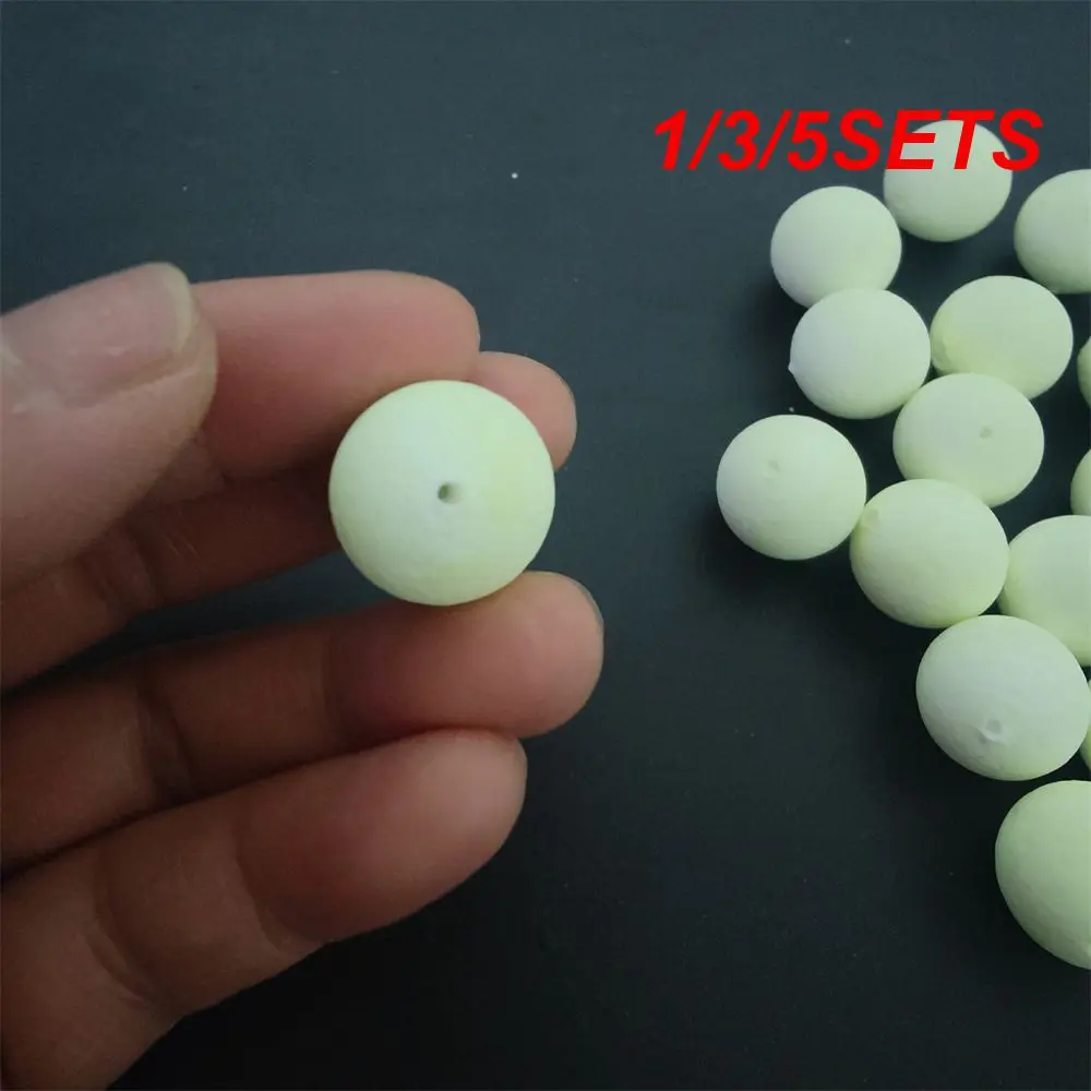 1/3/5SETS Fishing Floats Beads Eye-catching Simulate Aquatic Plants Foam Large Buoyancy Fishing Accessories Float Ball