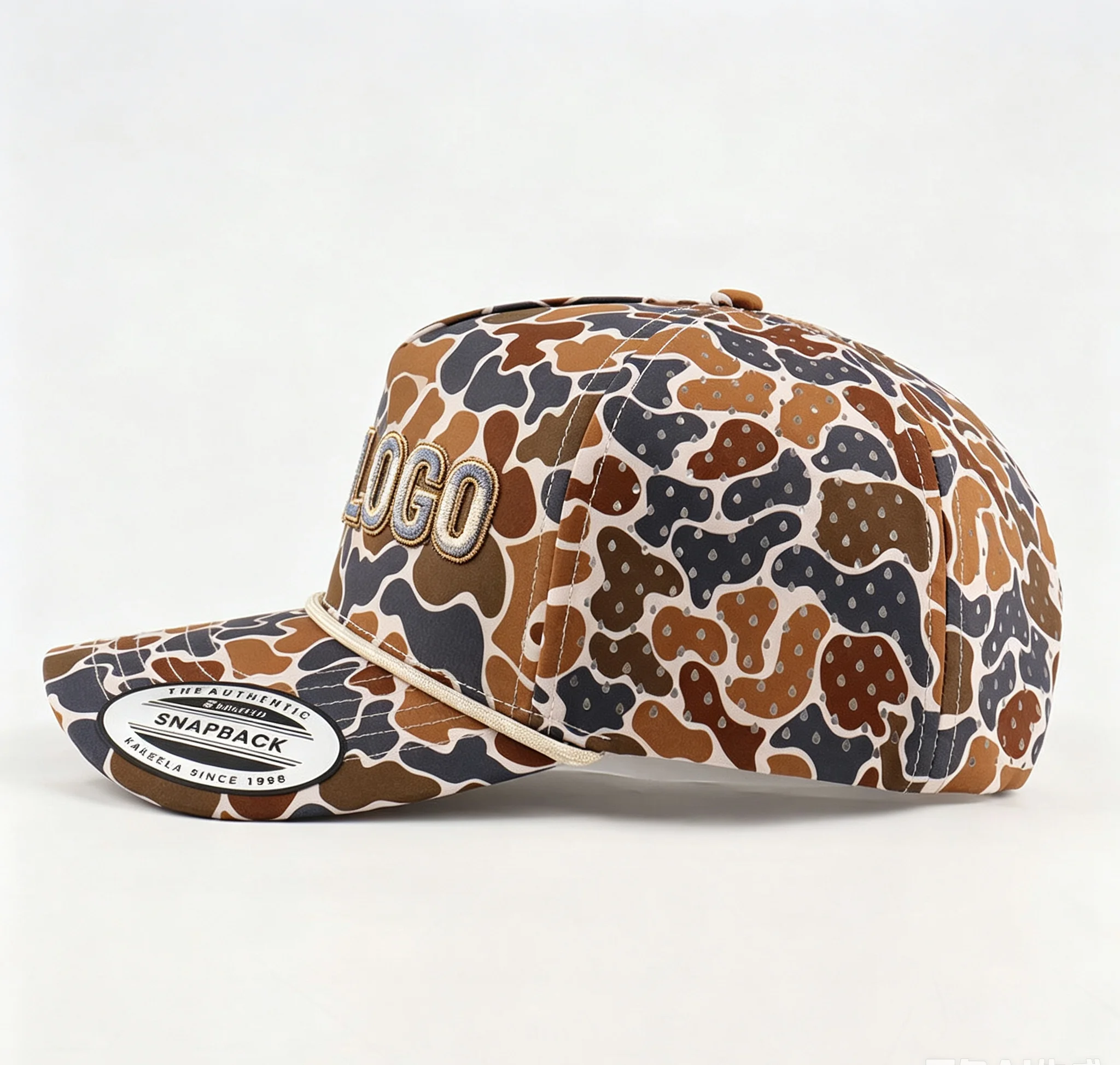 Waterproof Laser Perforated Polyester Baseball Caps Custom Premium Embroidery Patch Golf Hats Fashion Various Styles view 3