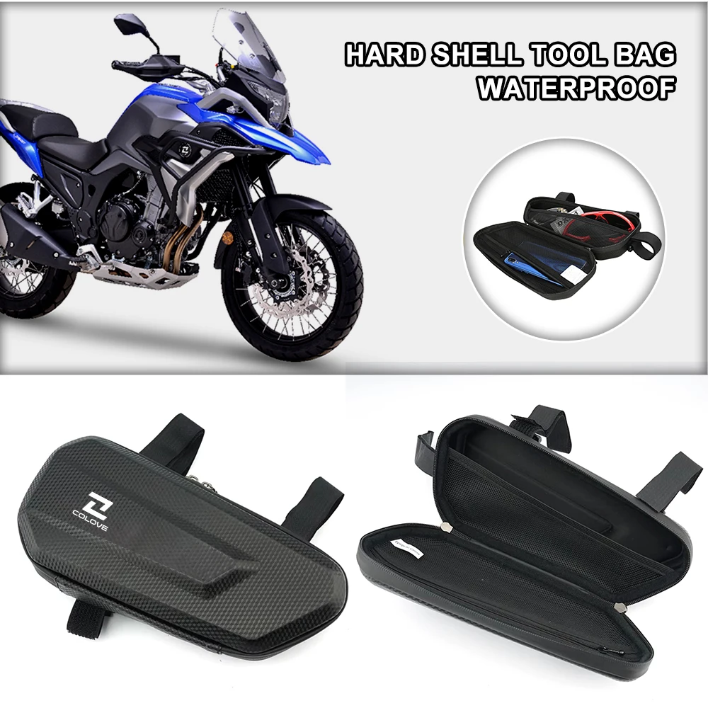 Handlebar Bag Motorcycle Waterproof Phone Storage Bag Accessories For KOVE COLOVE 450 Rally 800X KY500F Excelle 500F 510X