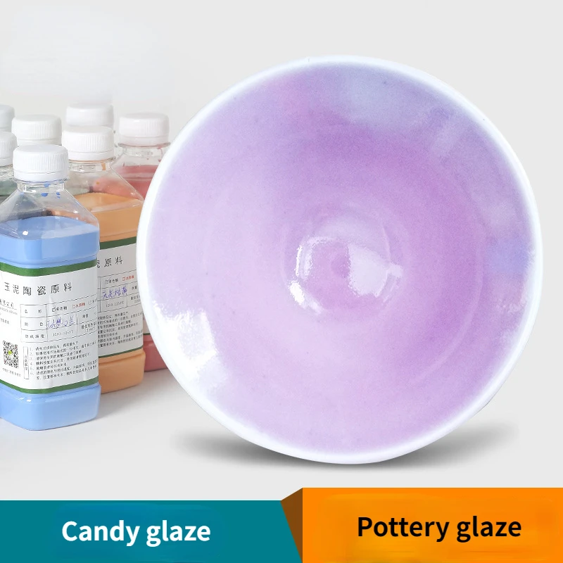 330ml Pottery Glaze Jingdezhen Ceramic Glaze Water Electric Kiln Medium Temperature Glaze Monochrome Colorful Candy Color Glaze