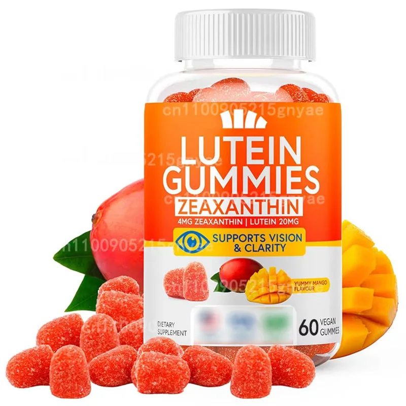 

Lutein Gummies Contain Zeaxanthin, Eye Health Supplements *, Mango Flavor, 60 Capsules