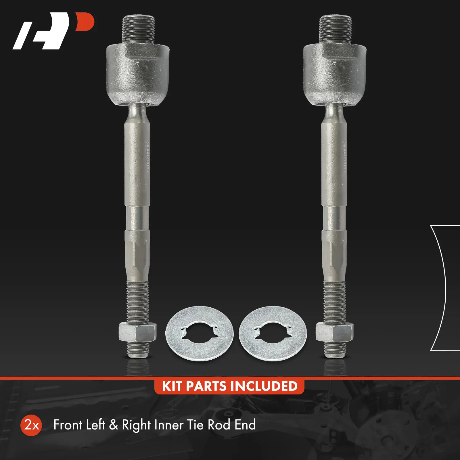A-Premium 2x Front Inner Tie Rod End for Honda Accord 2013-2017 Acura TLX 2015-2020