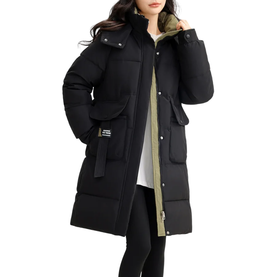 New Casual Fashion Winter Coats Autumn Parkas For Women 2024 Coat Thick Parka Women\'s Jacket Plus Size Women Clothing