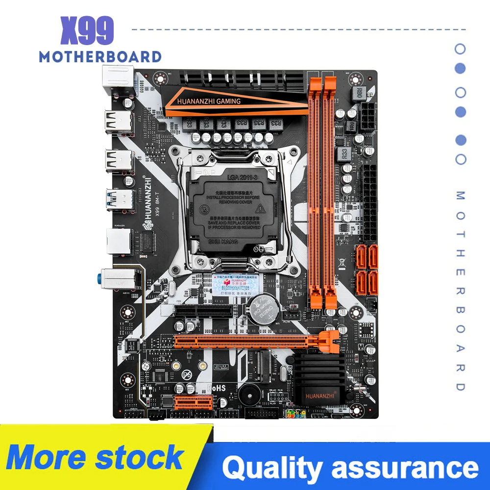 

HUZNANZHI X99 8M T Motherboard Support Intel XEON E5 CPU DDR3 RECC Memory M.2 NVME USB3.0 Server