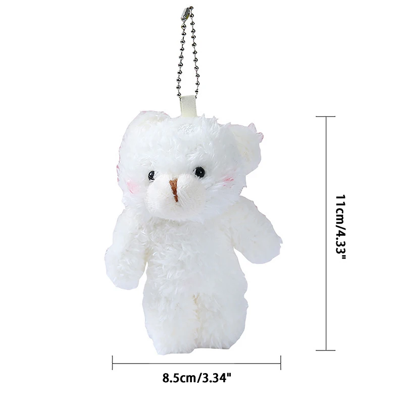 Plush Big Bear Pendant Cute Bear Plush Toy Cartoon Animal Plush Stuffed Doll Keychain Pendant Girl Birthday Gift