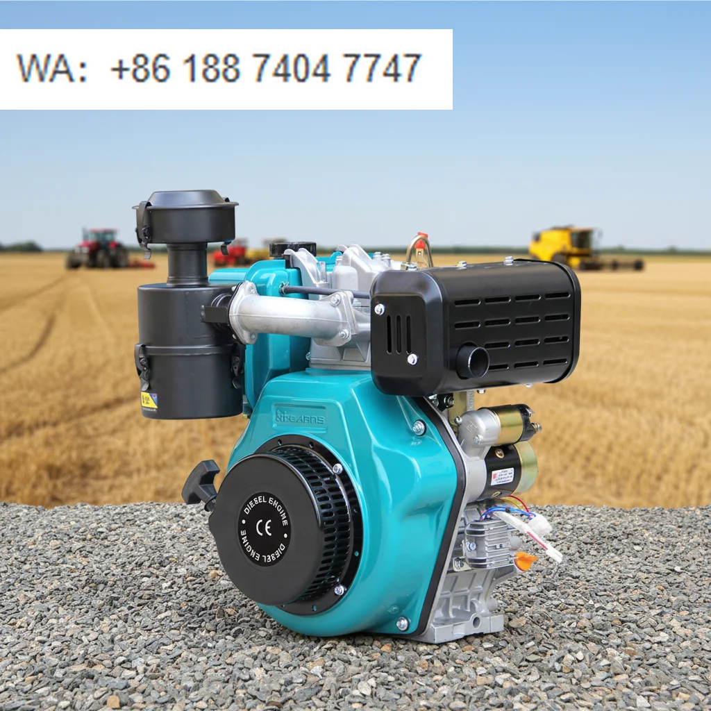 

8kW HR192FBE Single Cylinder Oil Filter Keyway Shaft Easy Operate Euro 5 Emission Standard diesel Engine for Agriculture