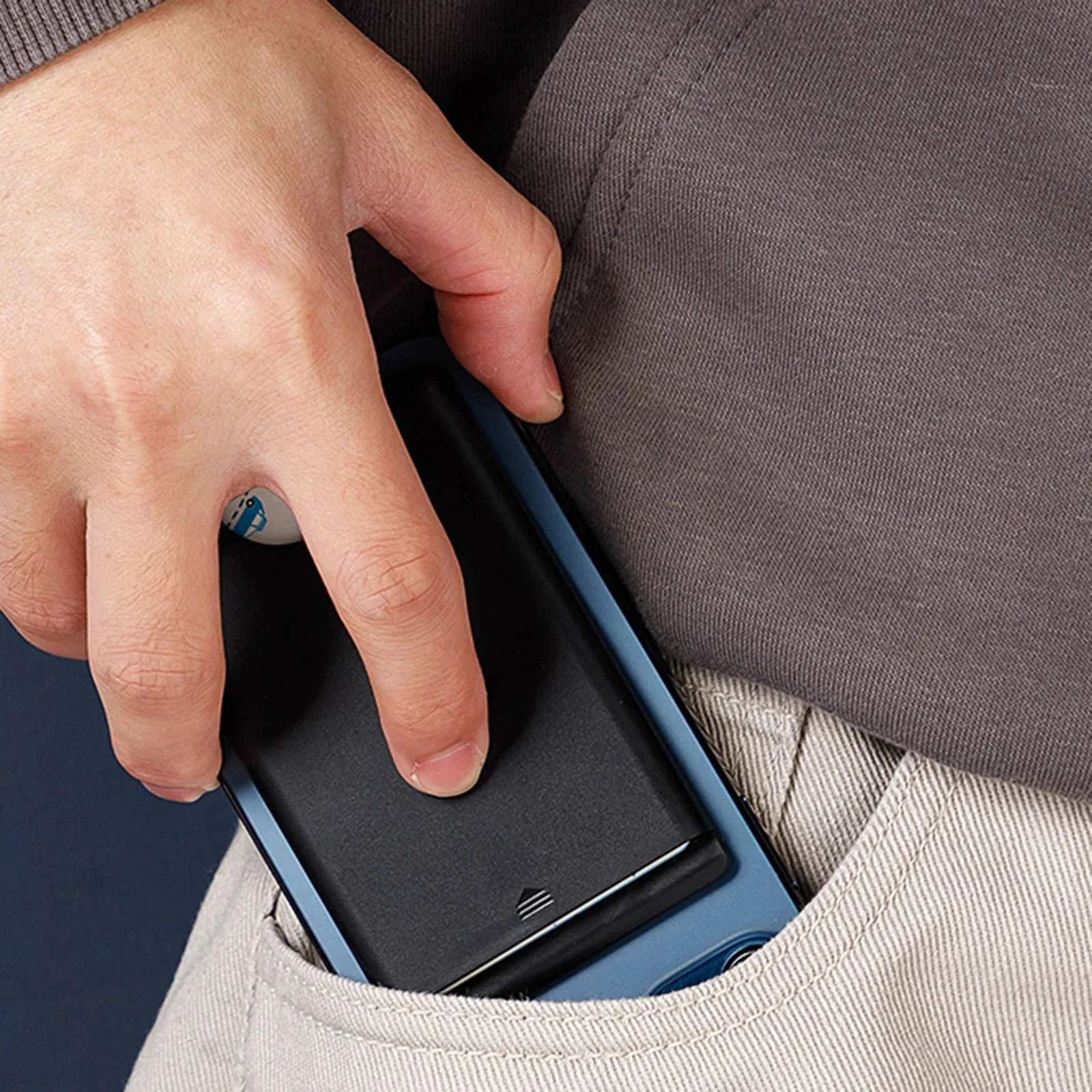 حامل بطاقة الهاتف المغناطيسي مع توسيع قبضة الهاتف ل Magsafe لاصق المحفظة المقبس بطاقة حامل الهاتف آيفون 14 15