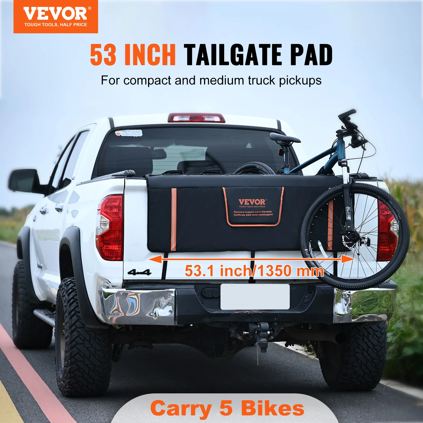 VEVOR Tailgate Bike Pad 33/53/62