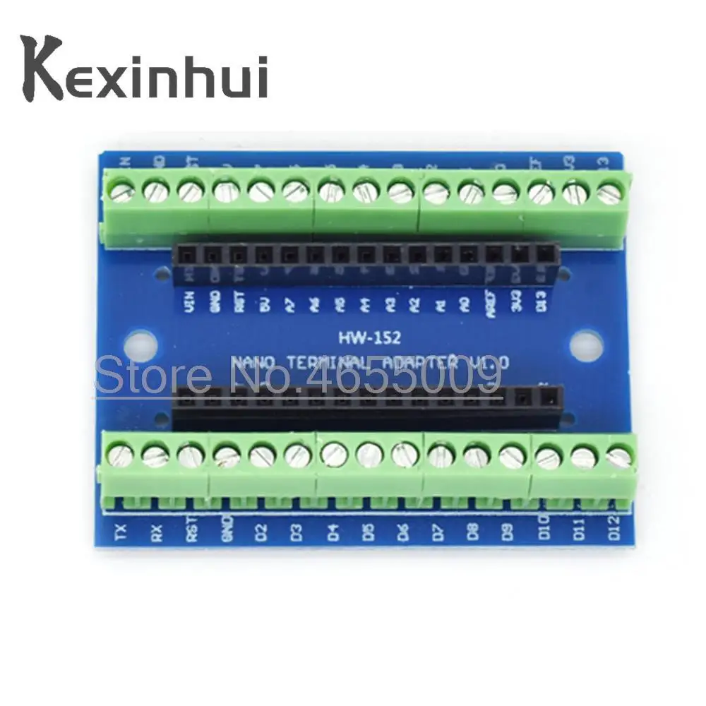 NANO V3.0 3.0 Controller Terminal Adapter Expansion Board NANO IO Shield Simple Extension Plate For Arduino AVR ATMEGA328P