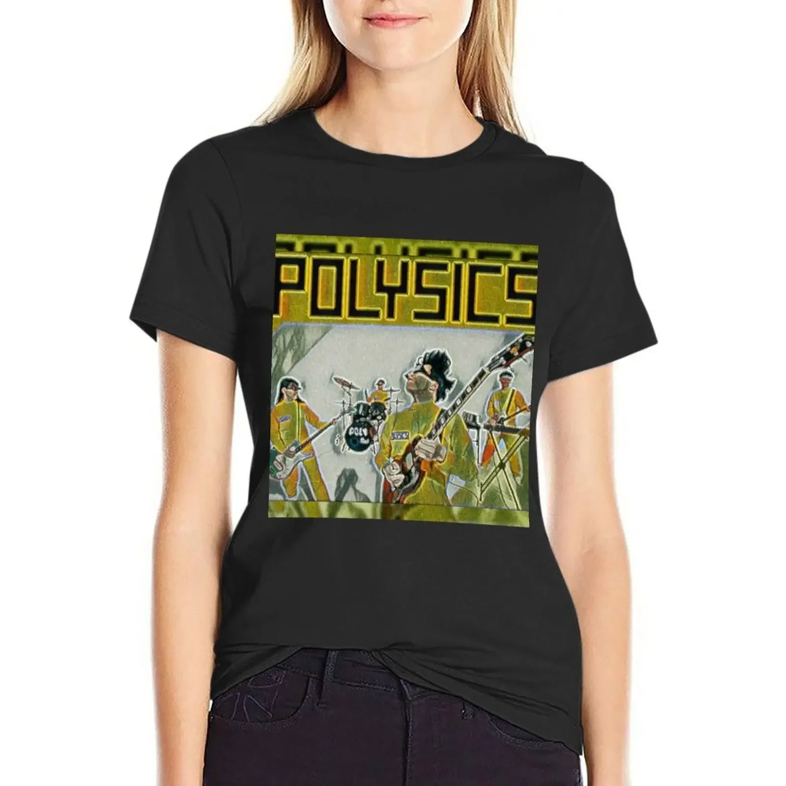 

Polysics T-Shirt oversized Aesthetic clothing female animal print t-shirt dress for Women long