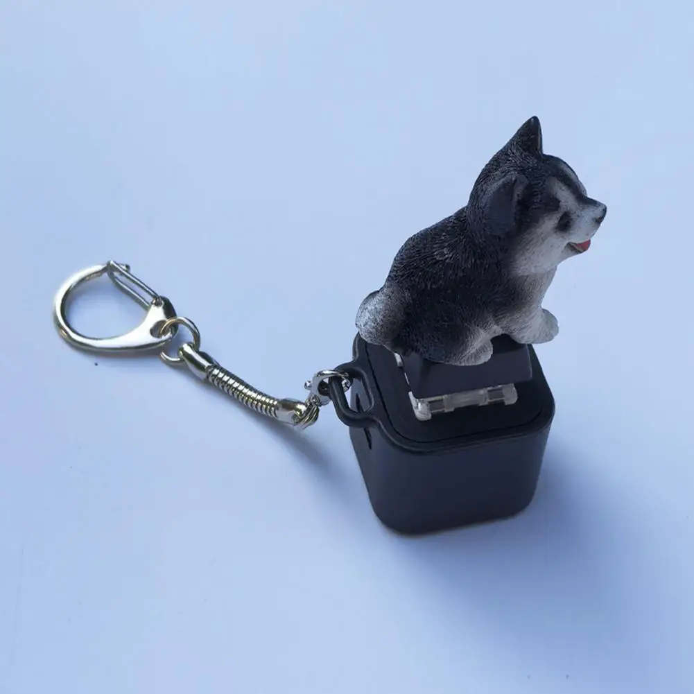 ของเล่นคลิกเกอร์คลายเครียดแบบชาร์จไฟได้ ของเล่นกดกดคลายเครียดสำหรับสุนัข พร้อมเสียงและไฟ LED สำหรับคลายความเครียดและความวิตกกังวลเพื่อการผ่อนคลาย