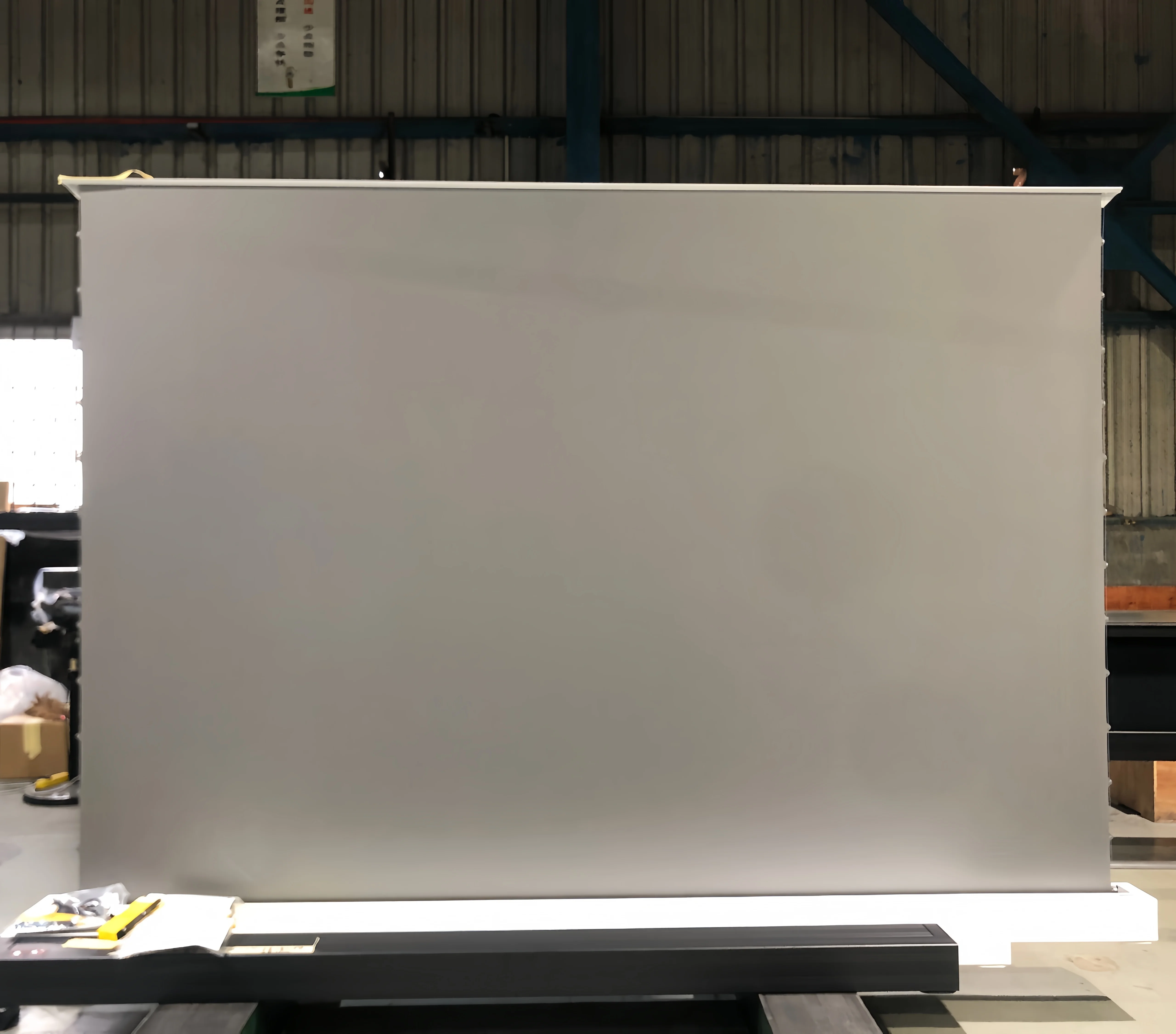 

In-Wall Electric Floor Rising Projection Screen, Anti-Light & Perforated Acoustic Fabric, Space-Saving Home Theater Solution