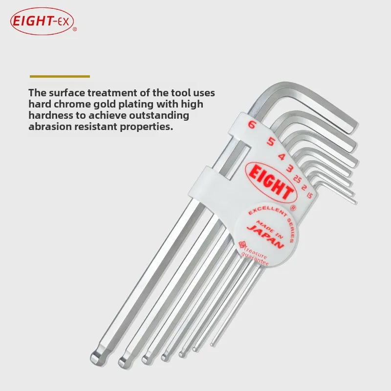 مجموعة مفاتيح سداسية مستوردة يابانية عالية الجودة TMS-7/9