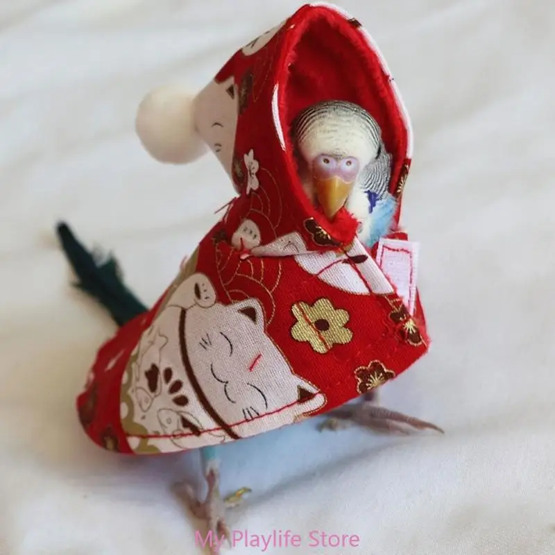 Lovely Bird Clothes Colorful Cover Dress Up and Protect Your Pet Parrots Comfortable Bird Cloth Birds Suit Parakeet Clothing