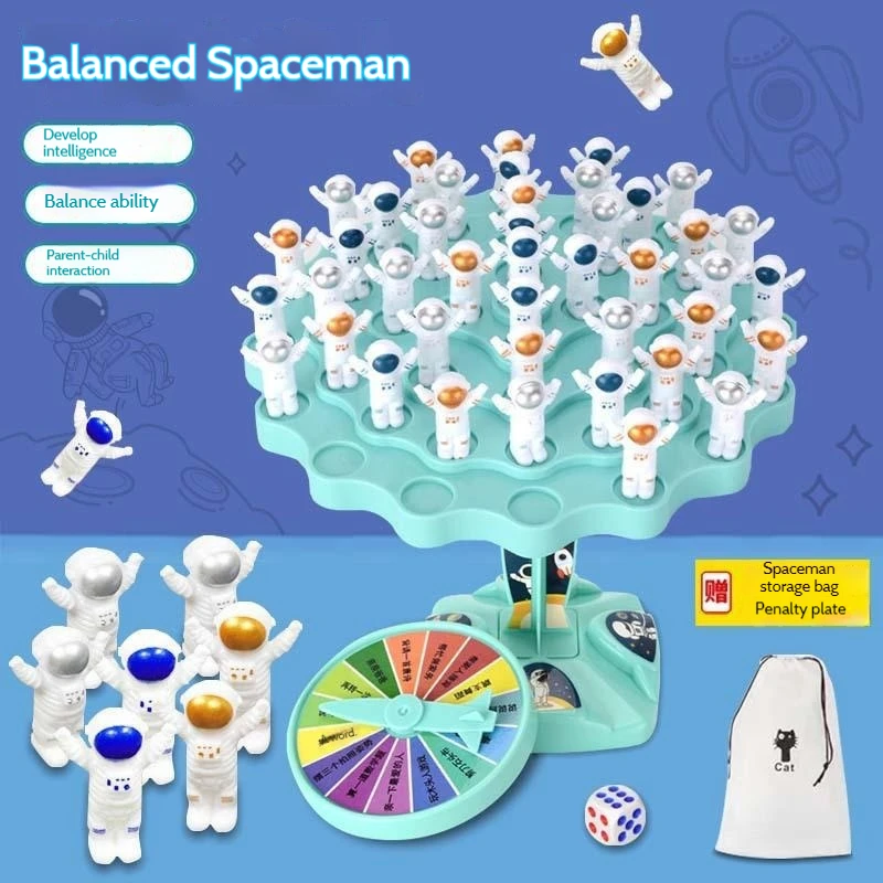 

Настольная игра Tik Tok Balanced Astronaut, развивающие интерактивные детские игрушки для родителей и детей со збалансированным деревом астронавта.