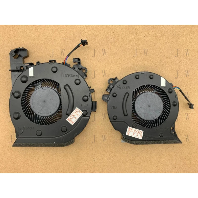 DDW  CPU GPU Cooling Fan for HP Pavilion 15-CX Pair L20334-001 L20335-001 laptop