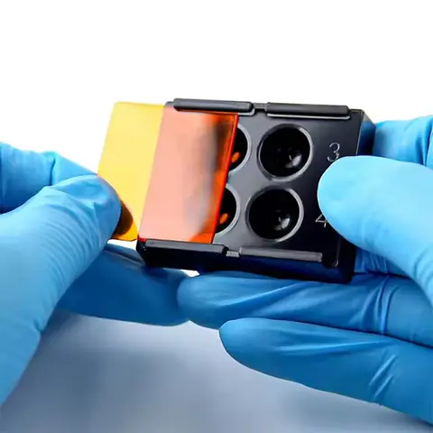 डेंटल शेडिंग लाइट बॉक्स मिक्स कम्पोजिट हुड केस प्रोटेक्टर विनियर स्टोरेज बॉक्स डेन्चर टीथ पैच शेडिंग ऑर्गनाइज़र डेंटिस्ट टूल 10 best sales दंत चिकित्सा उपकरण आयोजक - №5